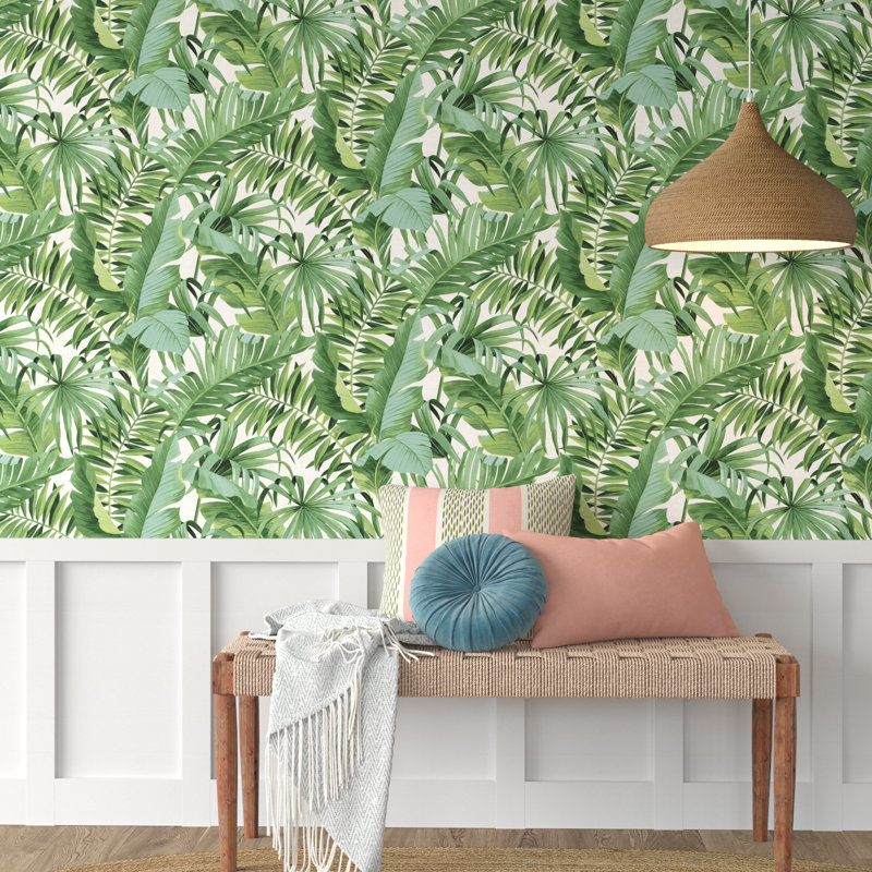Bay Isle Home Zwilling 18 L X 20 5 W Peel And Stick Wallpaper