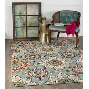 Dolan Blue/Brown Area Rug