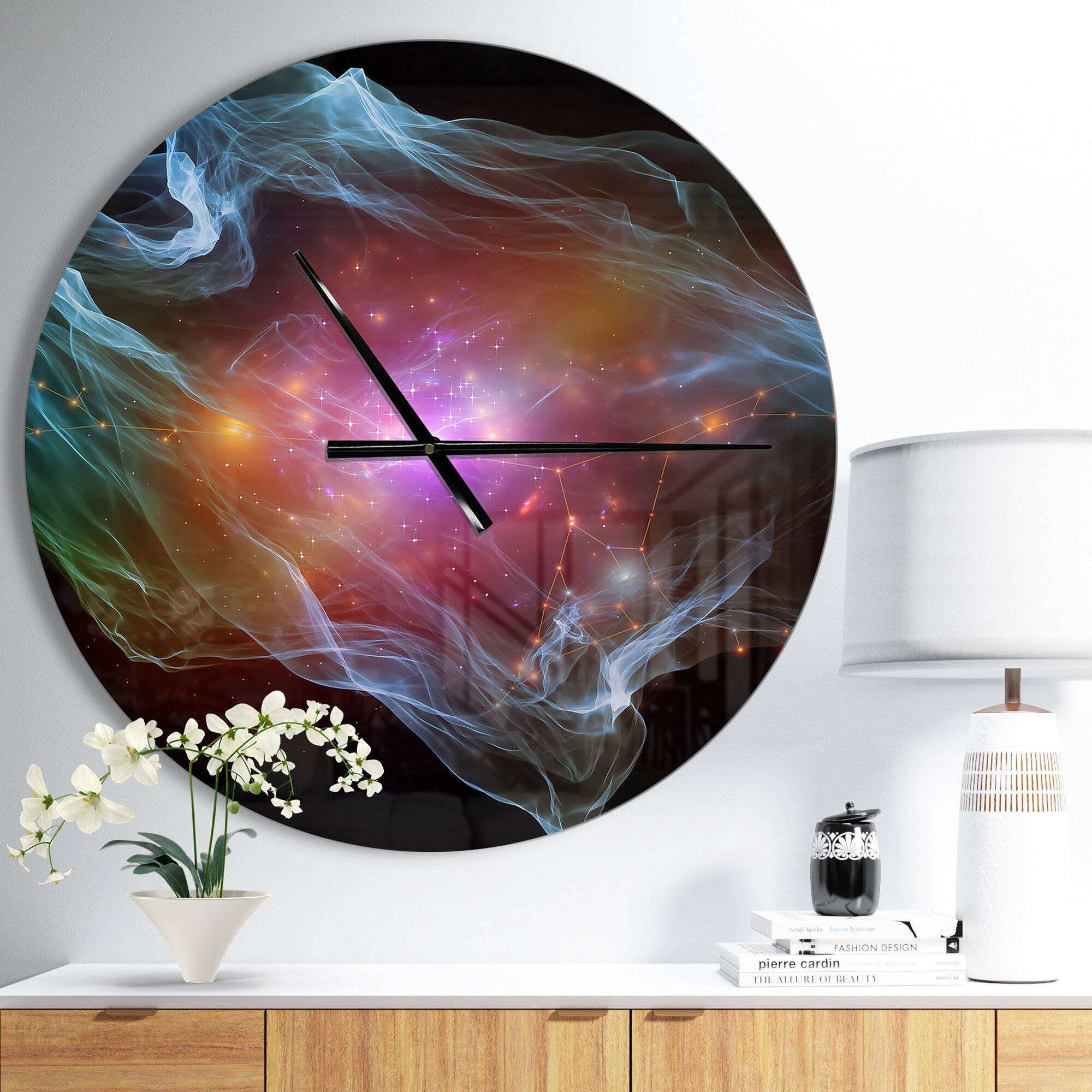 East Urban Home Oversized Network Wall Clock Wayfair