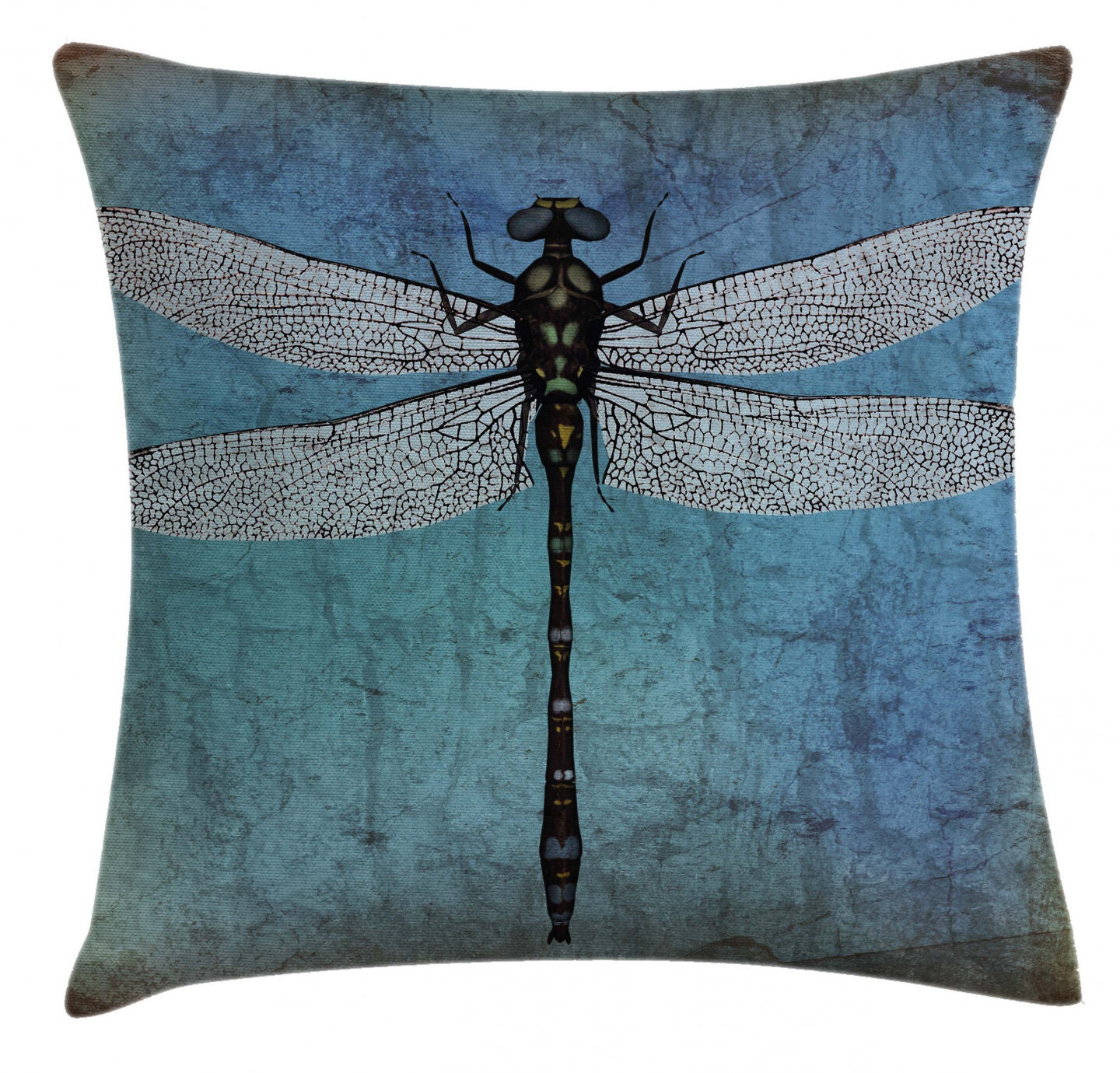 Dragonfly Life Cycle Grey Cushion Covers Pillow Cases Home Decor or Inner