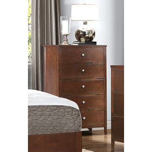Levinson Wooden 5 Drawer Chest by Red Barrel Studio