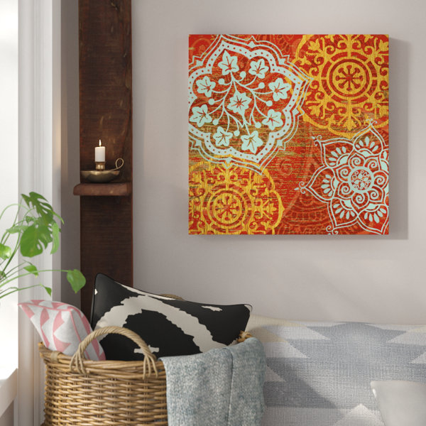 Bungalow Rose Boho Moroccan Iii Graphic Art Print On Wrapped Canvas Wayfair