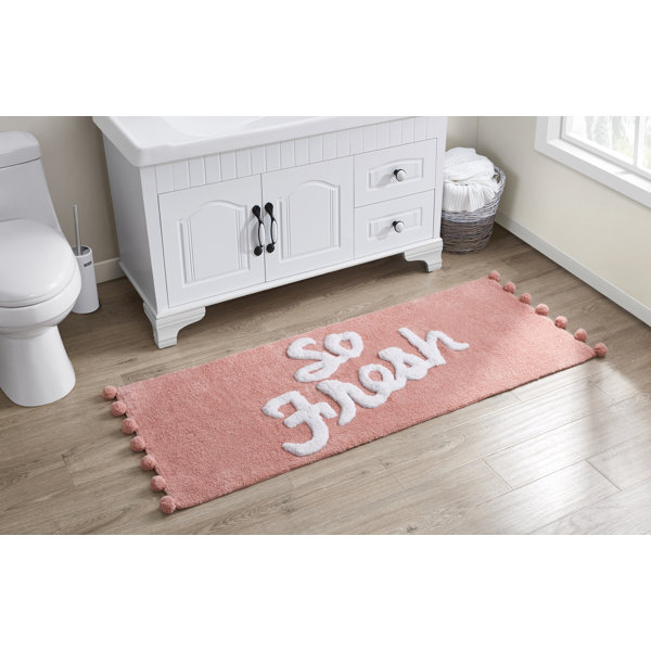 wallpapers Blush Pink Bathroom Rugs wayfair