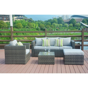 Maryann 4 Piece Sofa Set with Cushion