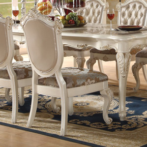 Wensley Traditional Upholstered Dining Chair (Se..