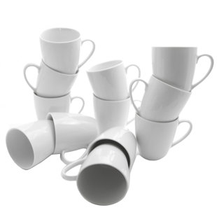 Blue White Mugs Teacups You Ll Love Wayfair Rommel Catering Packs Round Mugs Set Of 12