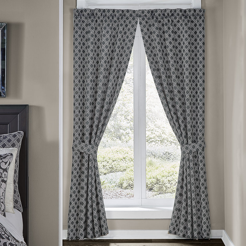Croscill Remi Geometric Rod Pocket Curtain Panel Wayfair