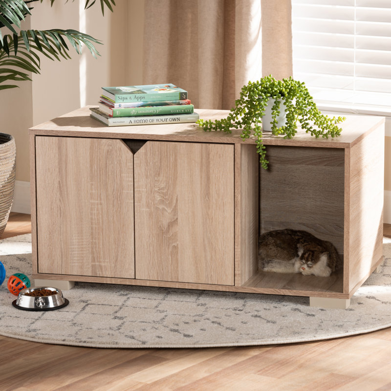 Tucker Murphy Pet Hales Litter Box Enclosure Reviews Wayfair