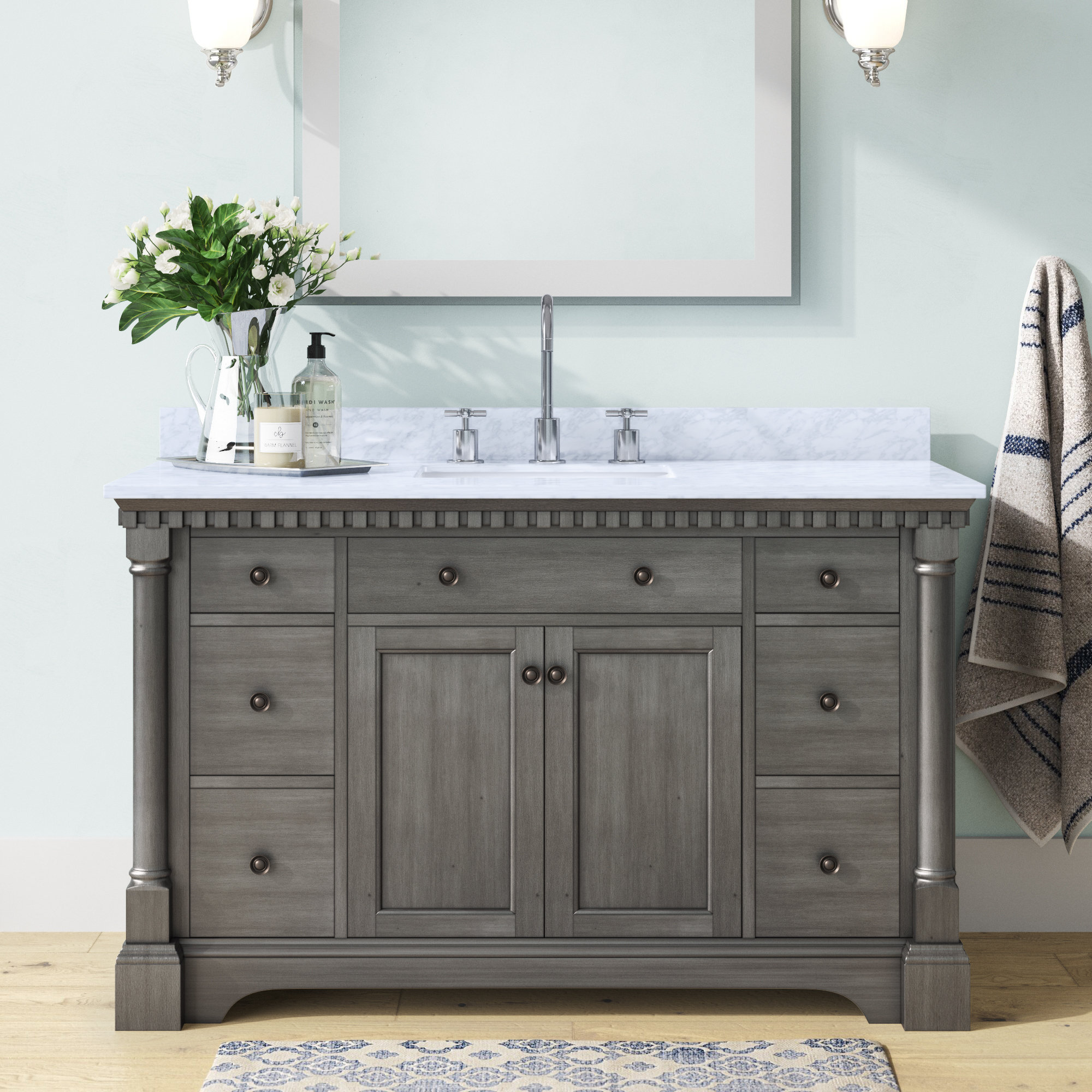 Joss & Main Seadrift 49" Single Bathroom Vanity Set & Reviews | Wayfair