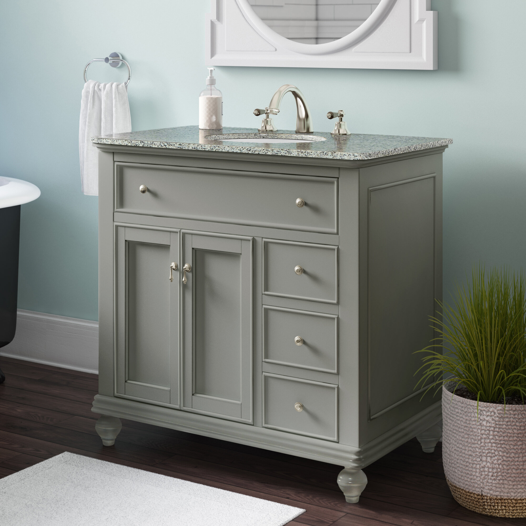 Rosecliff Heights Fawkes 36 Single Bathroom Vanity Set Reviews