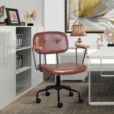 gianluca suede task chair