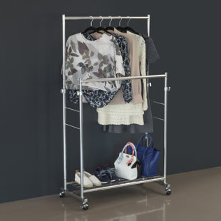 37 W Double Garment Rack