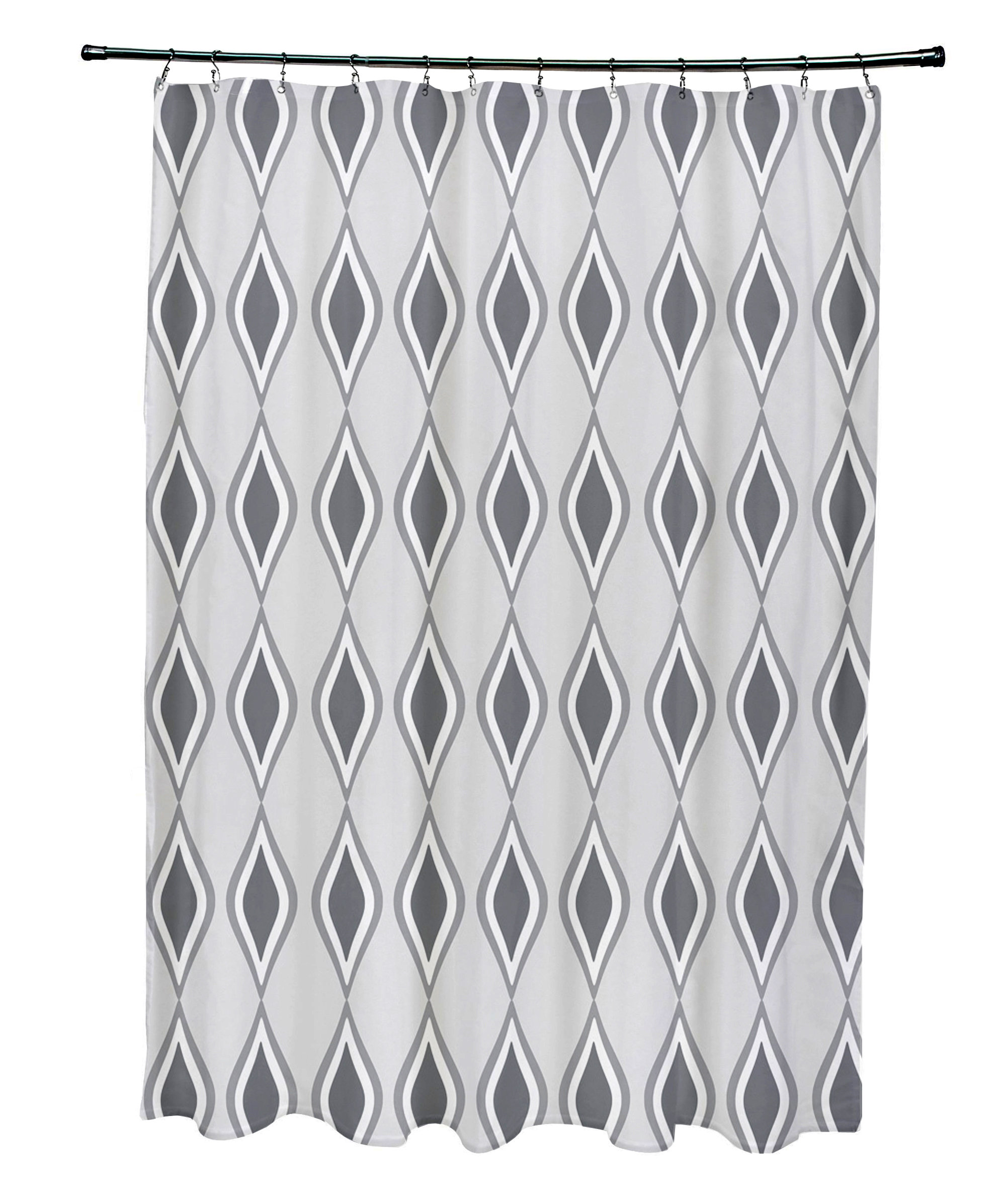 e by design Diamond Shower Curtain & Reviews Wayfair