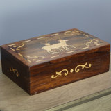 Wooden Box With Deer Wayfair