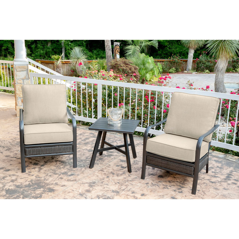 patio two chairs and table