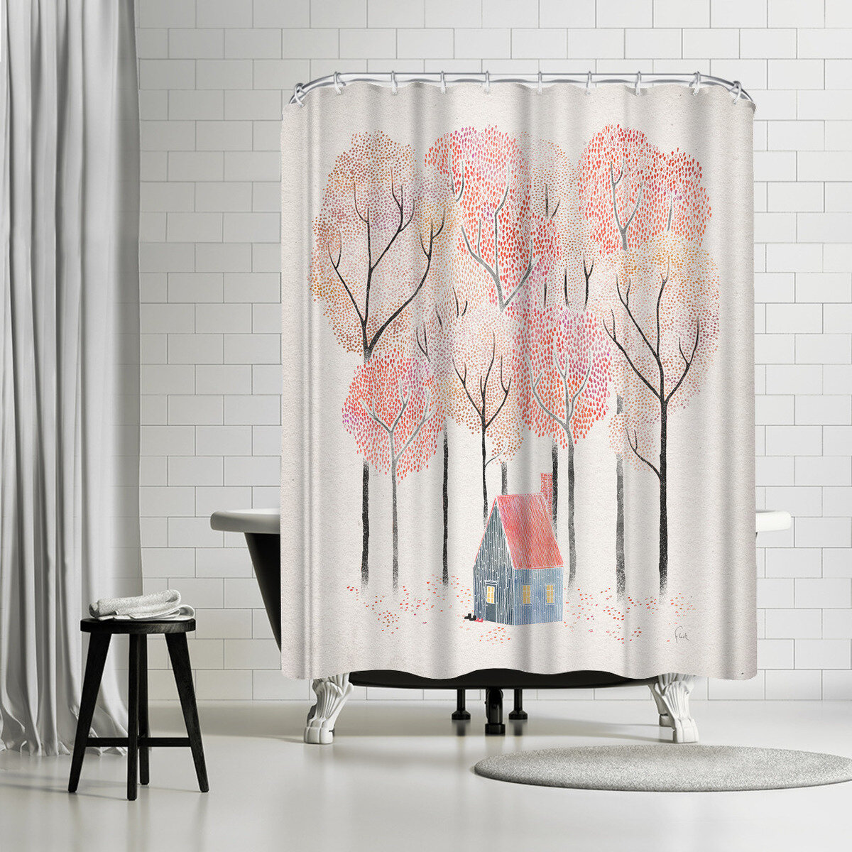 East Urban Home David Fleck Cabin Single Shower Curtain Wayfair