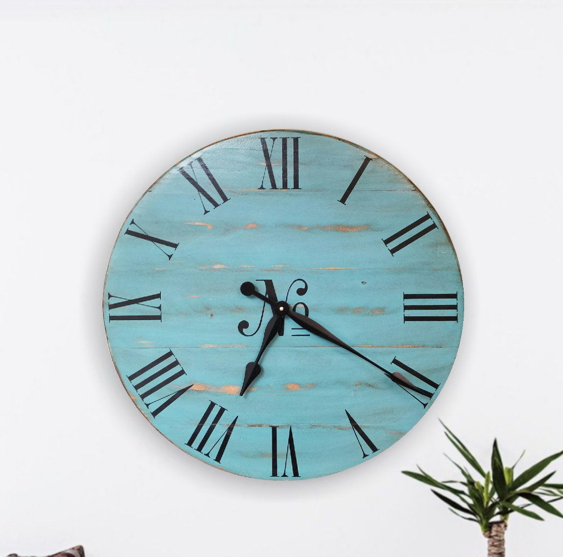 Ophelia Co Oversized Nohoffwall Clock Reviews Wayfair