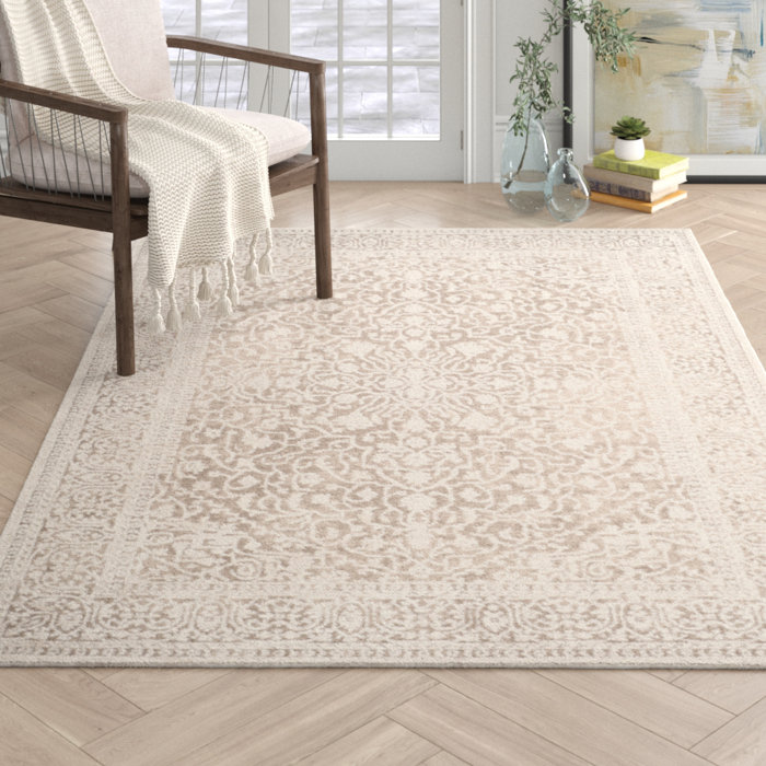 Pellot Beige Cream Area Rug
