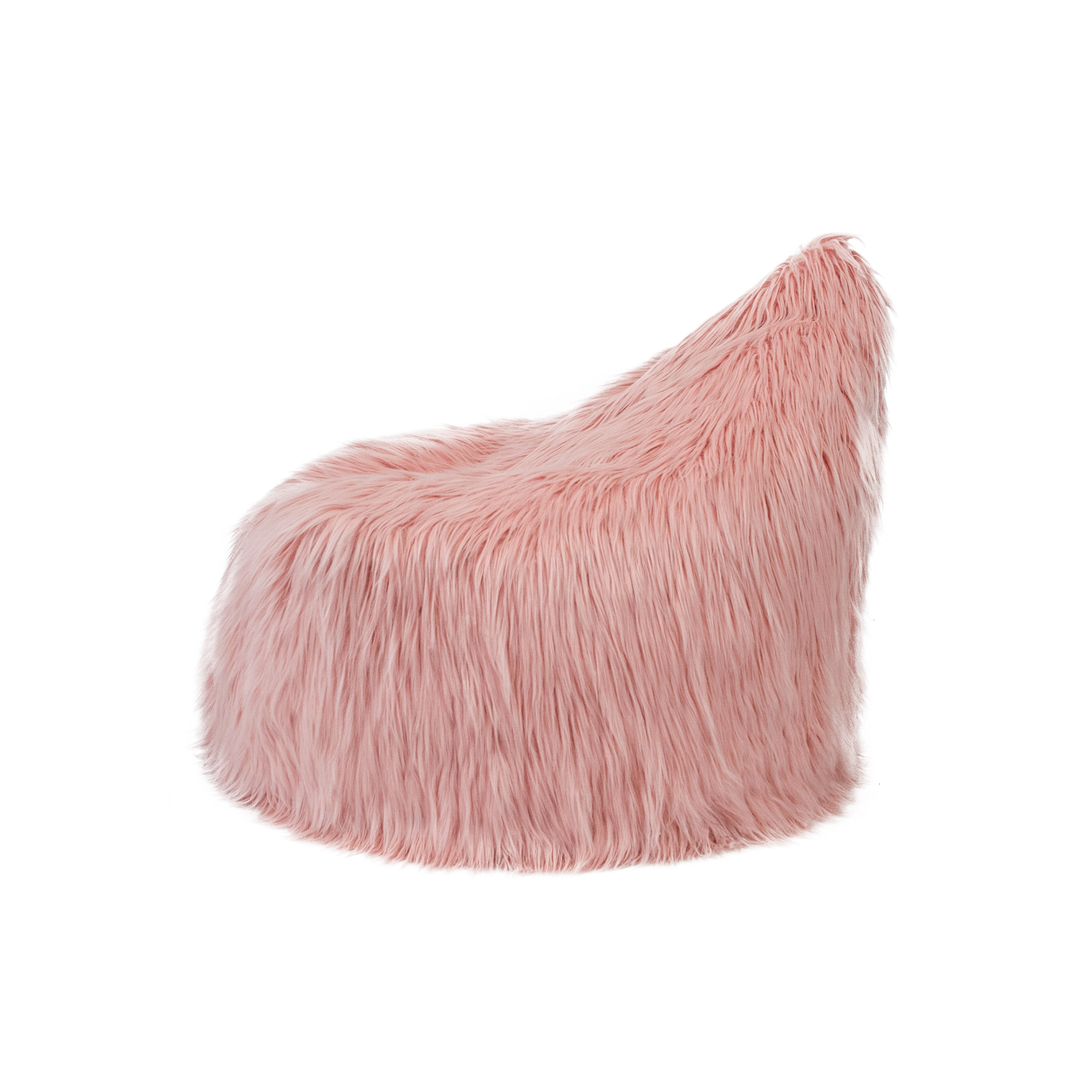 himalayan faux fur bean bolsa