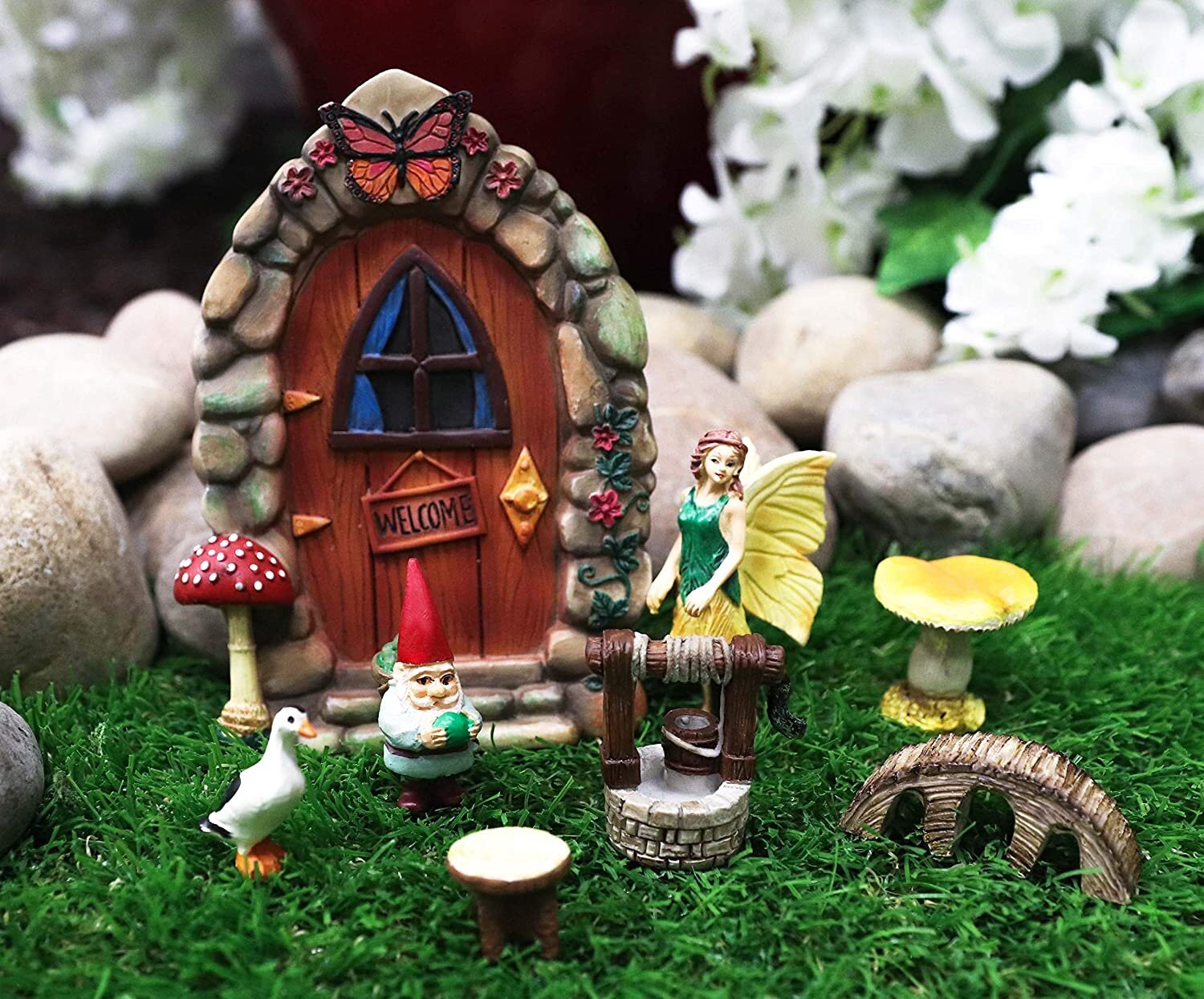 Details about   Trio of Trouble Groundhogs MG 410 Miniature Fairy Garden 