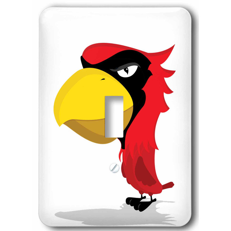 3drose Cardinal Mascot 1 Gang Toggle Light Switch Wall Plate Wayfair