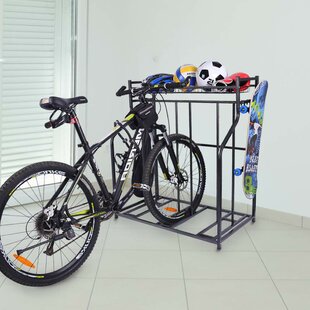 wayfair basics 2 bike freestanding bike rack