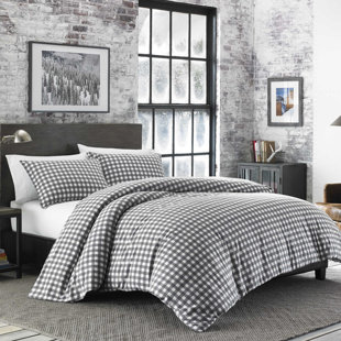 Go to store & view more images Preston Flannel Comforter Set by Eddie Bauer