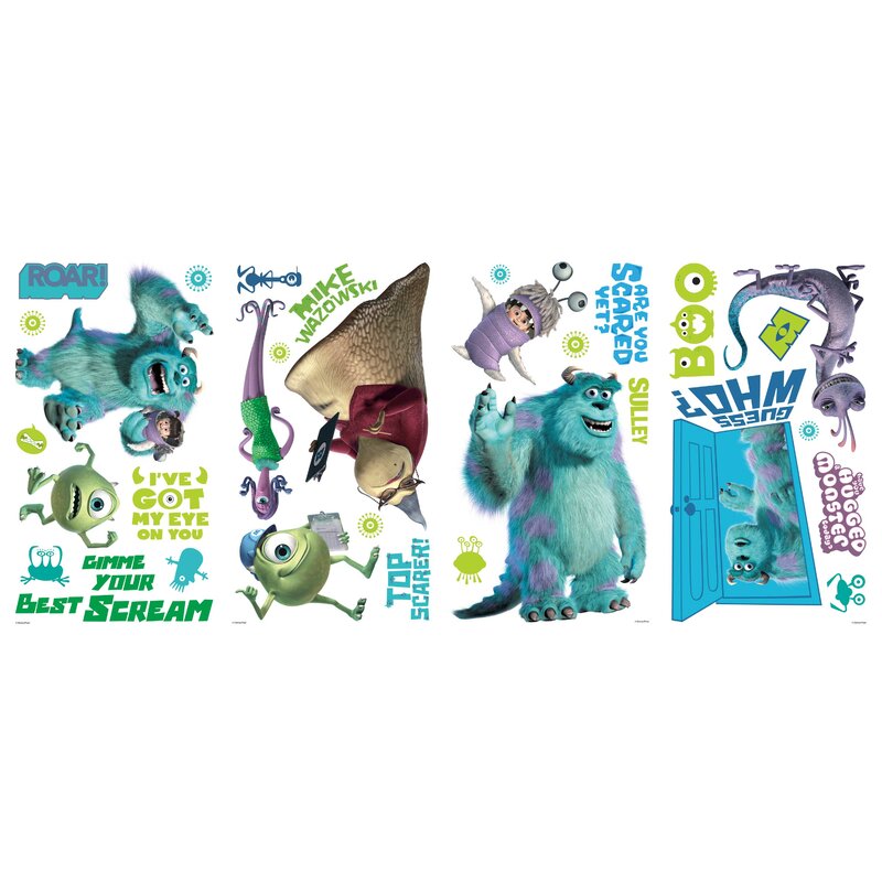 Wallhogs Disney Monsters Inc Wall Decal Wayfair