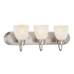 Best Jefferson 3-Light Vanity Light By Charlton Home Wall Lights Jefferson 3-Light Vanity Light By Charlton Home Wall Lights