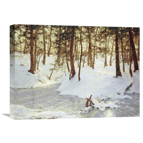 Global Gallery Ice In The Glen By Walter Launt Palmer Painting