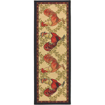Chicken Rooster Kitchen Rug Wayfair