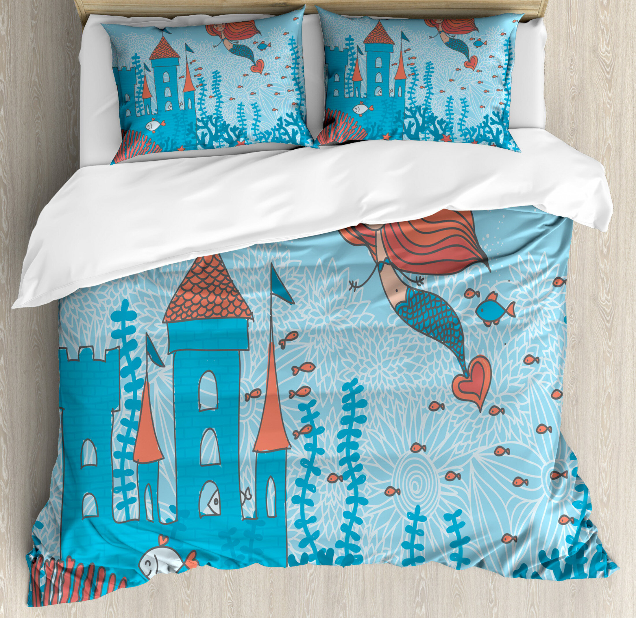 East Urban Home Mermaid Duvet Cover Set Wayfair