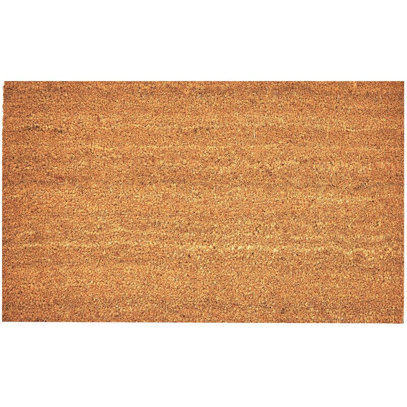 Natural Coir Coco 30 In X 18 In Non Slip Outdoor Door Mat