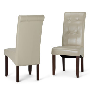 Amador Deluxe Upholstered Dining Chair (Set of 2) by Alcott Hill