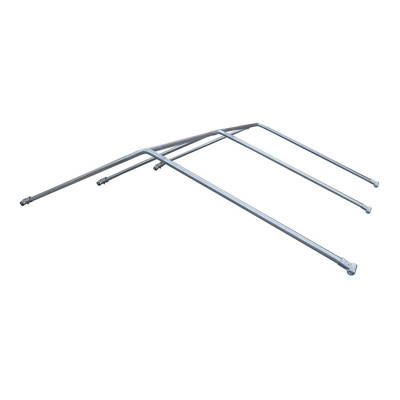 K9 Kennel Single Yard Roof Support Bar Wayfair Keene Full Steel Chain Link Dividable Galvanized Dog Kennel Roof Frame