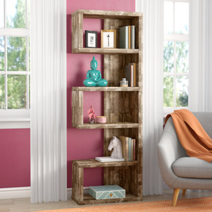 Review Frostia Standard Bookcase by Mercury Row