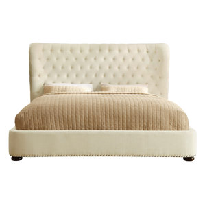 Dover Upholstered Platform Bed by Edgemod