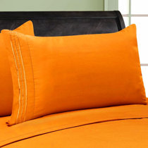 orange pillow case