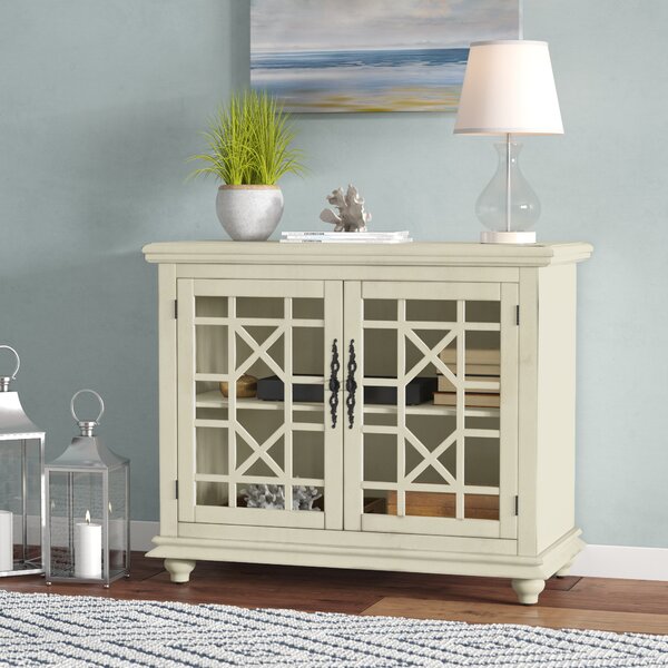 White Cabinet With Glass Doors | Wayfair