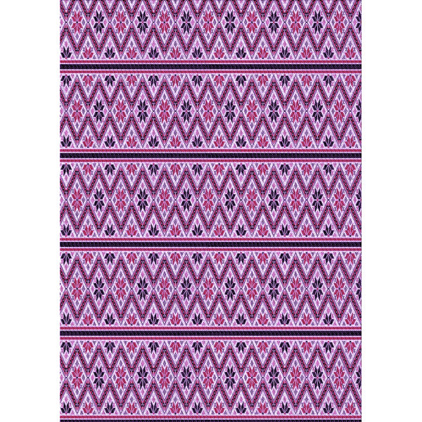 East Urban Home Chevron Wool Purple Area Rug Wayfair