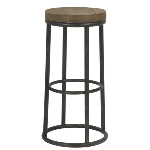 Sarreid Ltd New York Round Metal 30 Bar Stool Perigold
