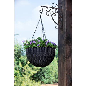 Round Plastic Hanging Planter (Set of 2)