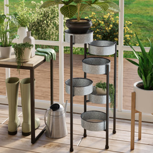 Tiered Plant Stands Tables You Ll Love Wayfair Charters Towers Multi Tiered Plant Stand