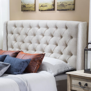 Riley Upholstered Wingback Headboard