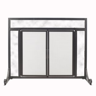 Manchester Single Panel Steel Fireplace Screen By Pleasant Hearth