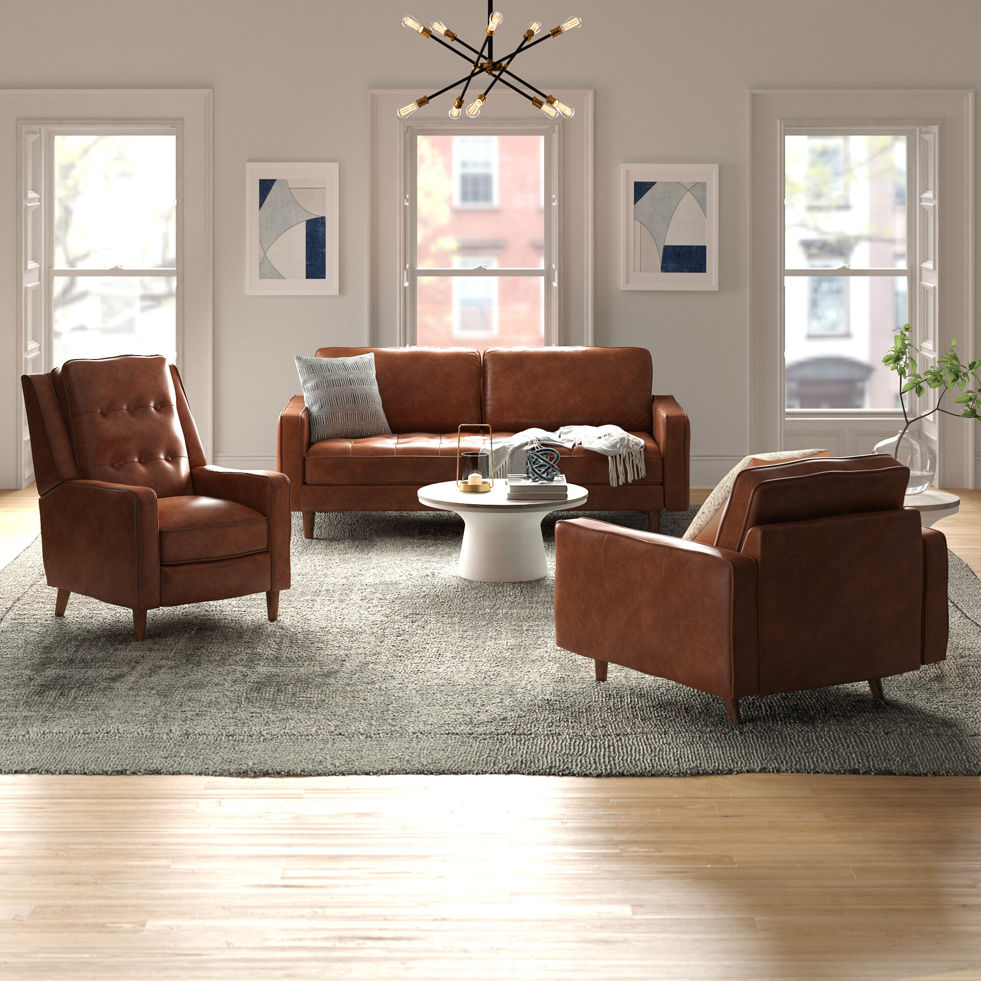 Leather Living Room Sets You Ll Love In 2020 Wayfair