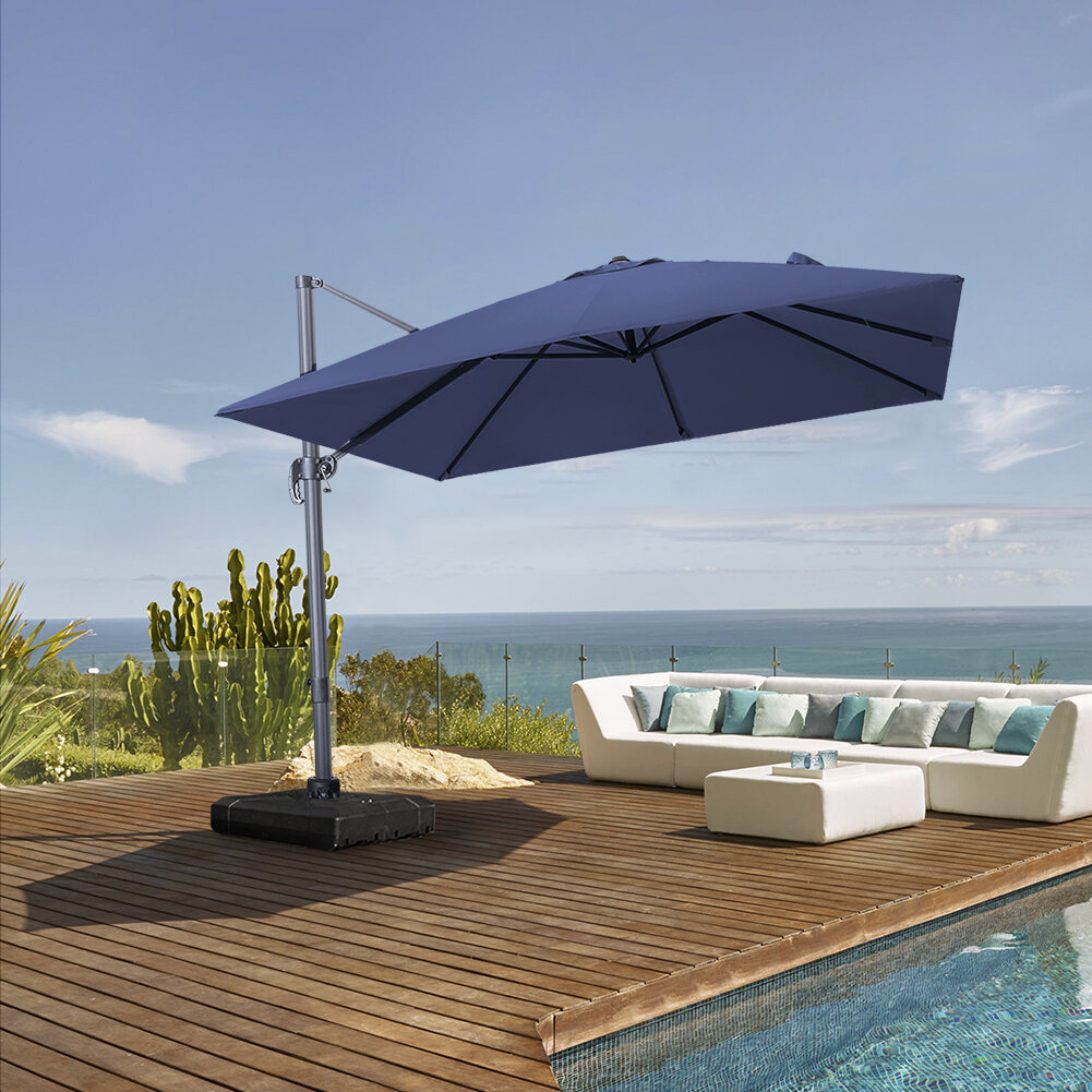 Arlmont Co Antoine 10 Square Cantilever Umbrella Reviews Wayfair