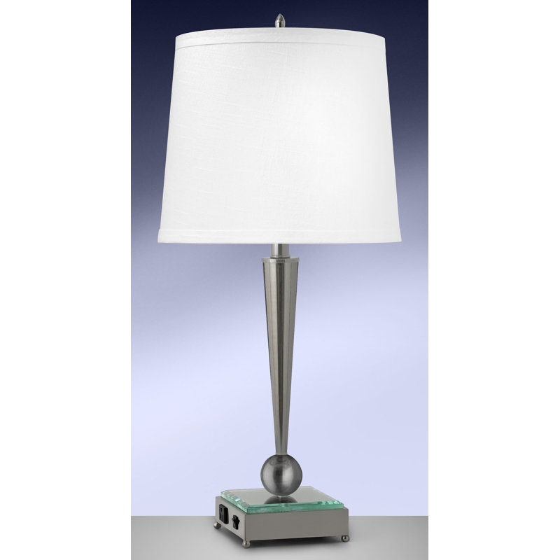wayfair silver table lamps