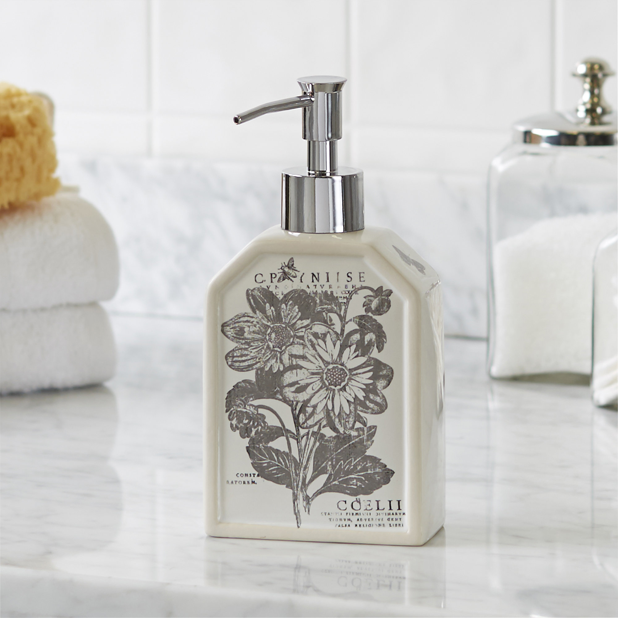 Soap Dispenser White Countertop Bath Accessories You Ll Love In 2021 Wayfair