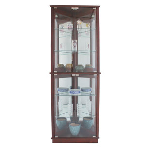 Modern Contemporary Tall Corner Cabinet Allmodern Quickview